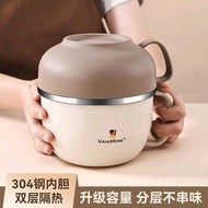 🔥Singapore Hot Sale🔥304Stainless Steel Lunch Box Office Worker Student Only Lunch Box Fast Food Cup Canteen Canteen Meal