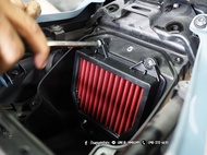 กรองอากาศแบบผ้า(สีแดง) ตรงรุ่น Cb150rCb300r