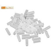 Bead Chain Anti-Lost Cover 50Pcs Transparent 1.5cm/0.59in Key Ring Protective Cover for DIY Projects