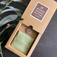 木質香氛扣小禮盒 (香氛扣/收納袋/精油)