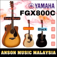 Yamaha FGX800C Dreadnought Cutaway Acoustic-Electric Guitar