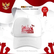 80th Anniversary Indonesian Independence Day Committee Mesh Hat, 80th Anniversary of INDONESIA
