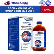 Eldon Mamarine Kids Omega-3 Fish Oil & Lysine (120ml)