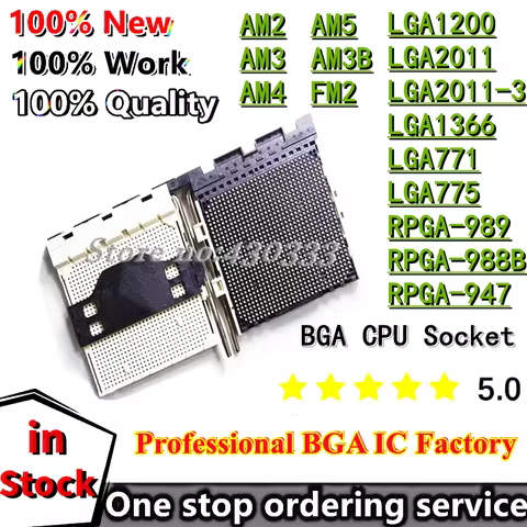 LGA771 LGA775 LGA1366 LGA2011 LGA1200 AM2 AM3 AM4 AM5 AM3B FM2 For Motherboard Mainboard Soldering B