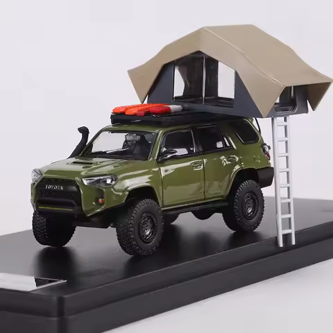 GCD 1:64 4Runner TRD TRD Pro N280 SUV Light Modification Version Alloy Model Car