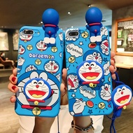 Samsung Galaxy J6 Plus J6 Prime J6 J6 2018 J1 Ace J1 2016 J2 2016 J3 2016 J5 2016 J7 2016 J3 Pro J3 2017 Cartoon Doraemon Phone Case  (Including Stand Doll &amp; Lanyard)