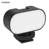 XXX Andoer RGB Mini LED Video Light RGB Vlog Fill Light 7 Color Lights CRI95+ Built-in Lithium Battery with Cold Shoe Mount for Smartphone Action Camera Vlog Live Streaming