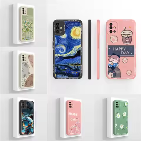For Samsung A51 A71 A31 Phone Case Cover Cute Fashion Protective Matte Liquid Silicone For Samsung G