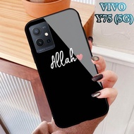 Softcase Glass Kaca VIVO Y75(5G) & T1 (5G) - Casing hp VIVO Y75(5G) & T1 (5G) [ S21 ].