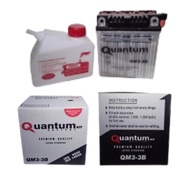 ▬▥✾Quantum Motorcycle Battery QM3-3B KIT for SUZUKI SWING / RAIDER125 / GS175 KICK / KAWASAKI BARAKO