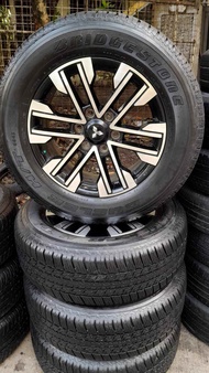 265-60-18- Bridgestone dueler ht 684
Made in Thailand Mags Montero Sports ( Mags/tires SET) Tires 98%