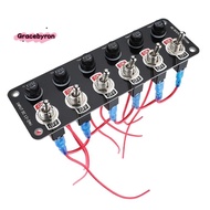 12/24V Car Panel Multi Switch Panel Switch Power Control Universal