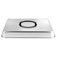 Basting Cover Stainless Steel Frying Pan Covers Barbecue Sandwiches Steak Pot Lids Rectangular Grill