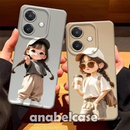 Softcase OPPO A3X A3 NFC 2024 Cute Girl Motif Fashion Case - Beautiful Case - Oppo Case - A3X Case -
