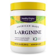 Healthy Origins - L-Arginine (American-Made, Non-GMO, Gluten Free, Muscle Support), 10.6 Ounce