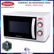 EUROPACE EMW1202S 20L MICROWAVE OVEN, 1 YEAR WARRANTY, EMW 1202S