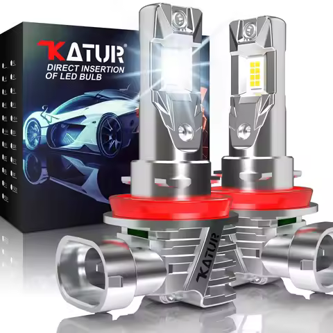 Katur 2x H11 H8 H16 H9 Led Fog Light Headlight Canbus Car Bulb Driving Running 12v For Nissan Qashqa