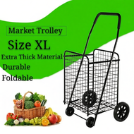 Market trolley / multi cart shopping cart / pasar troli / troli bakul lipat (4wheel)