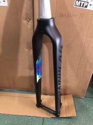 Mountainpeak Mountain Bike Rigid Fork RGF-627/RGF-629. Tapered Steerer Tube and Thru-Axle 15mm Diame