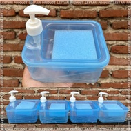 (2 PCS) DISHWASHING SOAP DISH + SPONGE/ GOLDEN OX SOAP DISH/ SOAP PUMP DISPENSER 2IN 1 SOAP DISH/ SQ