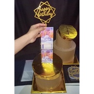 ready ( TARIK UANG FULL SET ) Kerangka Snack Tower Cake Money Cake