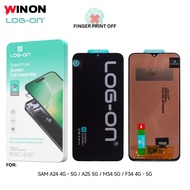 WN WIN ON - LCD TOUCHSCREEN SAMSUNG A24 4G/5G / A25 5G (A256) / M34 5G (M346) FULLSET LOG-ONOriginal