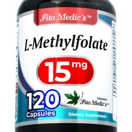 FITO MEDIC'S Lab Methylfolate Supplement, Folate Formula, 120 Capsules VNSF