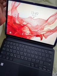 SAMSUNG Galaxy Tab S8 平板電腦 鍵盤套裝組-粉霧金（附無線滑鼠）