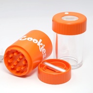 ✿Cookies Grinder Mag Jar Cookies 4 IN 1 Utility Jar กระปุกใส่คุกกี้ สมุนไพร มีไฟ Led เก็บได้ทั้งชิ้น
