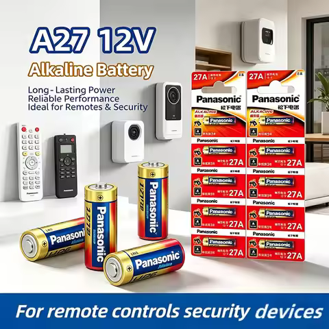 A27 12V Alkaline Batteries MN27 L828 GP27A G27A AG27 Dry Cell Batteries for Car Key Fob, Garage Door