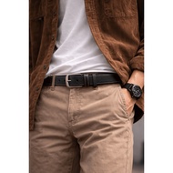 Guten inc - White Stitch Black Belt