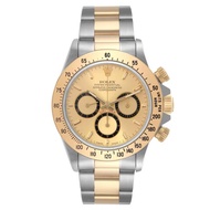 Rolex Rolex Cosmograph Daytona Zenith Inverted 6 (Reference 16523). A yellow gold and stainless stee