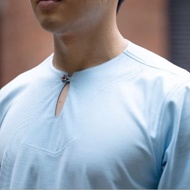 Sports Casual Kurta 3 Quarter 3/4 Sleeves Crew Neck Cool Comfortable Cotton T-shirt Fabric | Soghir 