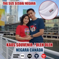 Canada Souvenir T-shirts, Canada Souvenir T-shirts, 100% Cotton Combed 30s Premium Unisex for Childr