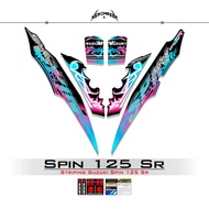 Striping SPIN 125 SR MOTIF 7 / SPIN 125 / SR / SPIN / STICKERS / STICKER / STRIPING SUZUKI SPIN / DE