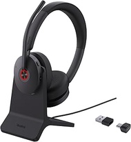 Yealink BH 74 Teams Headset with Charging Stand - Bluetooth, Hybrid ANC, 32h Talk Time, USB-C/A