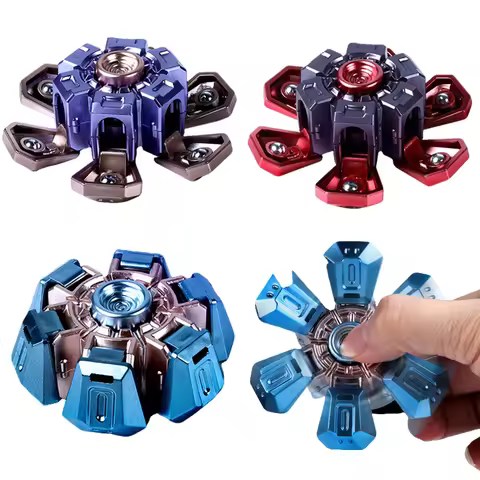 DIY Spinner Fidget EDC Hand Spinner Stress Relief Telescoping Fidget Spinner Toys for Kids Adult Gif