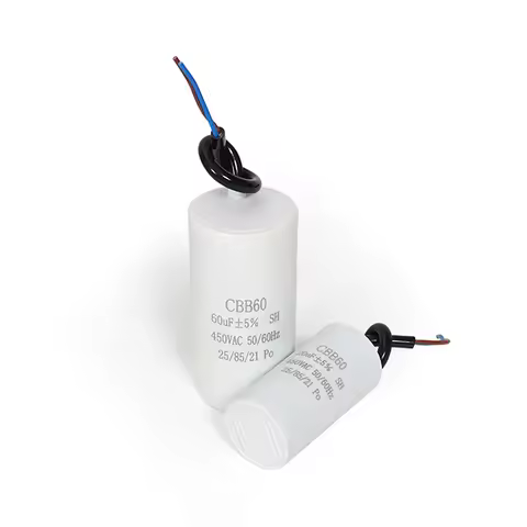 CBB60 Motor Run Capacitor Starting Capacitor AC450V 2/3/4/5/6/8/10/12/14/15/16/18/20/25/30/40/45/50/