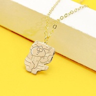 白爛貓卡片銀飾系列-LanLanCat畢業快樂純銀項鍊