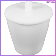 Cup Shape Crucible PTFE Cup Acid and Alkali Resistance Crucible for Lab Research 100ml  kevvga