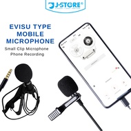 Professional Mini Mobile LAVALIER EVISU Type Mobile Microphone karaoke Microphone Small Clip Microph