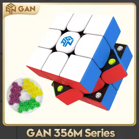 Cube Zone Original GAN356 M 3x3x3 Magnetic Magic Cube 3x3 Speed GAN356M Puzzle GAN 356 M GES Magico