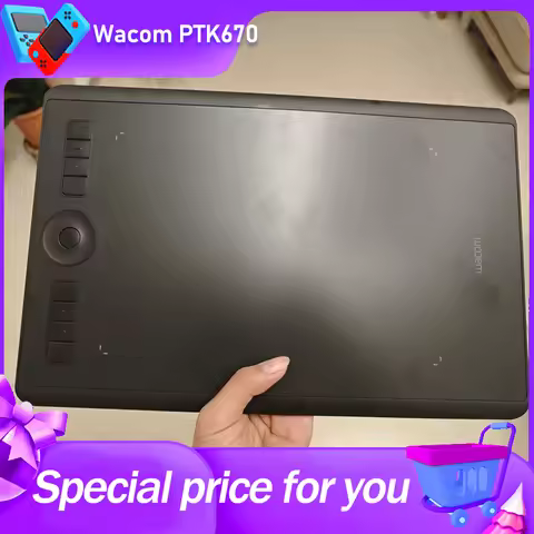 Wacom PTK670 Professional Drawing Tablet Intuos Pro Graphic Tablet Upgrade Version of PTK660 Digital