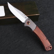 High Bm 15080 Folding Knife 9Cr18Mov Blade tdoor Defense Sabre Fiel