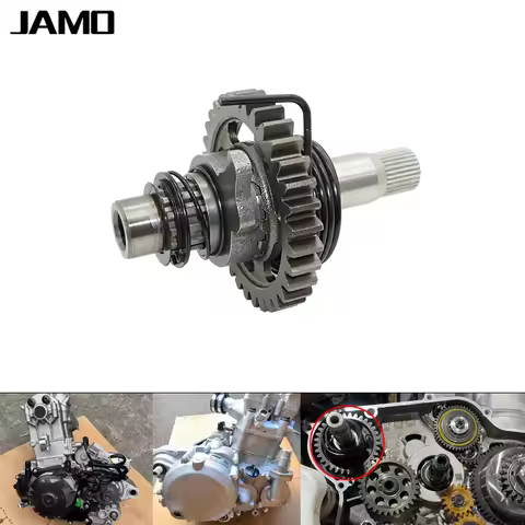 JAMO Motorcycle Engine Starting Shaft Gear Tooth For ZONGSHEN-Motor Racing NC250 ZS177MM 250cc 4 Str