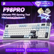 AULA S98 Pro gaming wireless mechanical keyboard RGB 96 keys 8000 mAh battery hot-swappable tri-mode