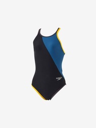 Speedo - ENDURANCE TURNS 女士 拼色 連身泳衣