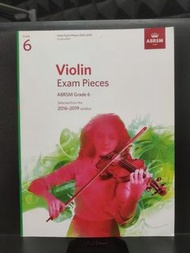 二手 小提琴皇家音樂學院考試書2016-2019  6 級 小提琴部分 ABRSM VIOLIN EXAM