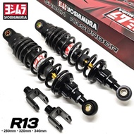 TERBARU SHOCKBREAKER SHOCK YOSHIMURA R13 DOUBLE NON TABUNG 280MM 320MM 340MM MATIC BEBEK PNP RX KING