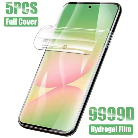 5PCS Hydrogel Film For Samsung Galaxy S25 S24 S23 Plus S22 Ultra S21 Fe Screen Protector For Samsung